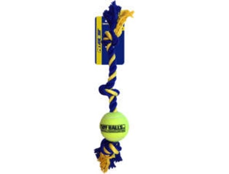 Corda para Cão PETSPORT Gigante 3-Nós com Tuff Ball (60cm+10cm)