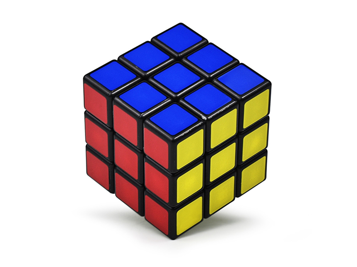 Quebra-cabeça de velocidade ATS 3x3, sem adesivos, brinquedo de fácil encaixe para iniciantes e profissionais, preto.