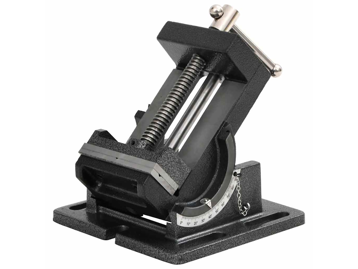 Vidaxl Torno-prensa Basculante Manual 110 Mm