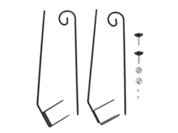2pcs Gancho de Varanda BEEKeeper com Abraçadeira