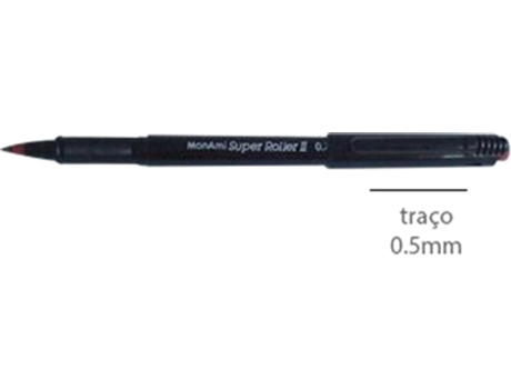Marcador Roller MonAmi 0.5mm Vermelho - 1un  Venda Multiplos: 12 unid.