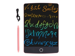 Walshlxq tableta Lcd para Escribir Y Dibujar Borrable de 8,5 Polegadas, Reutilizable, Educativa, Cor Rosa, Panel Electrónico