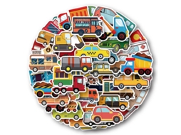 60 Adesivos Para Carros, Laptops, Decalques De Vinil Para Carros, Malas, Skates, Motocicletas, Para Adolescentes E Adultos. Brilvibera