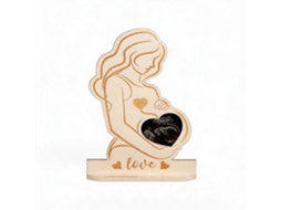 Moldura Recordação Ultrassom Gravidez, Decoração Mesa Presente Amiga Grávida. Estilo a CZHHMART