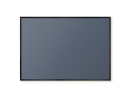 Magnetic Board Chestnut Brown For The Living Room Espelharte (100x70 Cm)