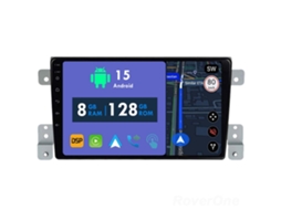 Auto Rádio Carro Bluetooth Autoradio 8GB RAM 128G ROM CarPlay Navegação GPS Ecrã Táctil RoverOne para Suzuki Grand Vitara 3 2005-2015  