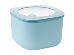 Marmita Prática Para Escritório, Feita De Plástico, Ideal Para Guardar Alimentos Congelados E Frescos No Micro-ondas, Cor: Azul, Seguro
