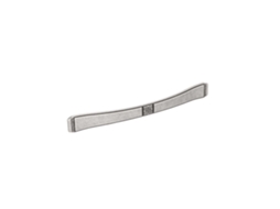 Conjunto de 6 Puxadores em Zamac com 224mm de centro, prata antiga brilhante HARDWAREXCHANGE
