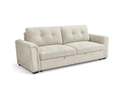 Sofá-cama Belux Bege 235cm, Bege