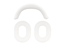 Acessórios Para Fones De Ouvido Compatíveis Com Sony Inzone H7 Ponteiras Auriculares De Silicone Brancas Capa Para A Faixa De Cabeça. Yunzii