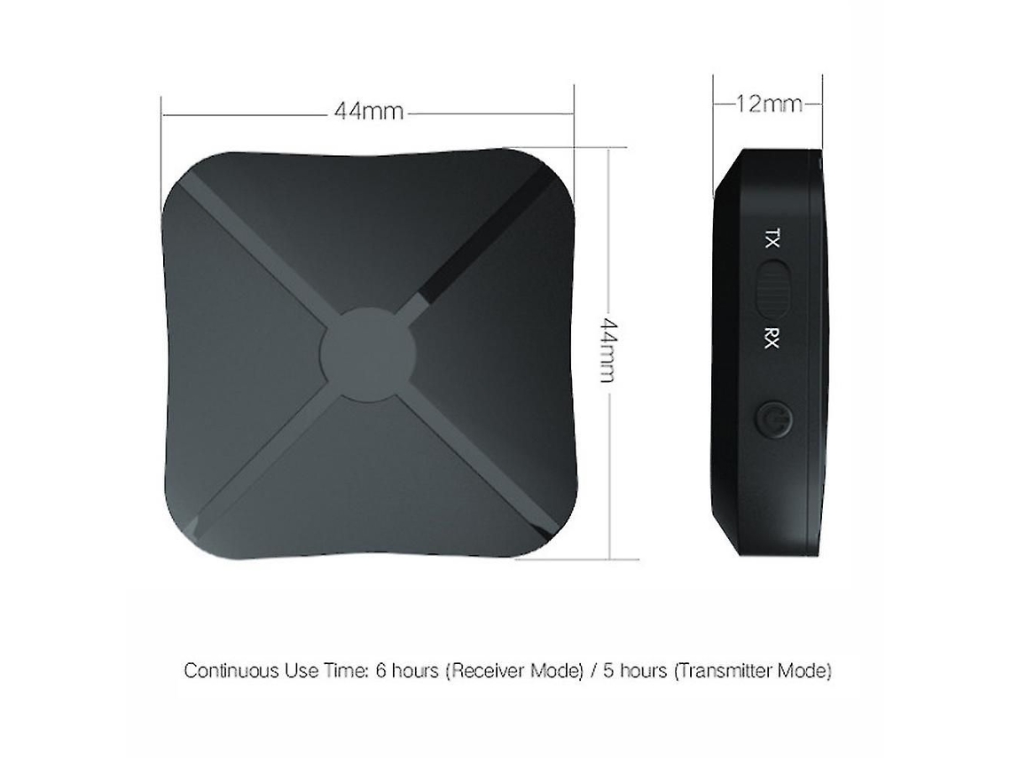 Transmissor e Receptor Bluetooth 2 em 1, para TV, Áudio Sem Fio AQUAFORGE