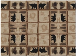 Colcha de Flanela com Estampa Rústica Estilo Chalé Manta Macia e Quente Ideal para Sofá Quarto 127 X 101 6 C