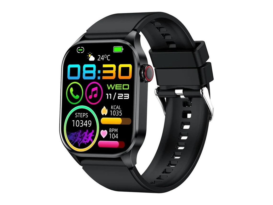 Smartwatch 2.04 Polegadas Monitoramento de Oxigênio Verdadeiro Sem Sangramento por Infravermelho Tela Amoled Monitoramento de Saúde À Prova Dágua Bestvite