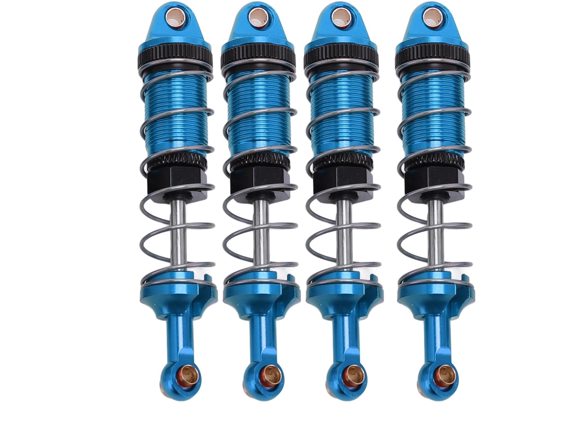 Mali amortecedor de Choque para Carro Rc de Liga com Oleoduto para Mn128 Mn86 G500 1/12 Azul