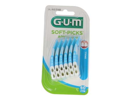 Escovas interdentais Soft Pick Tamanho de goma avançado S 60Uds