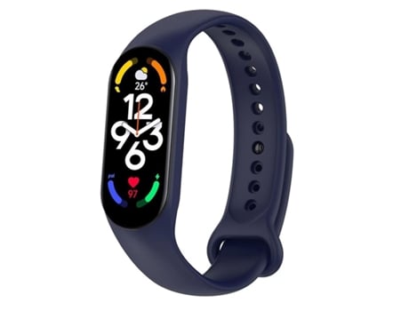 Pulseira Inteligente IWEAR Sm7 0 96'' Tft Rastreador de Fitness Ip67 com Rh e Pressão Arterial / Social / Sono Azul