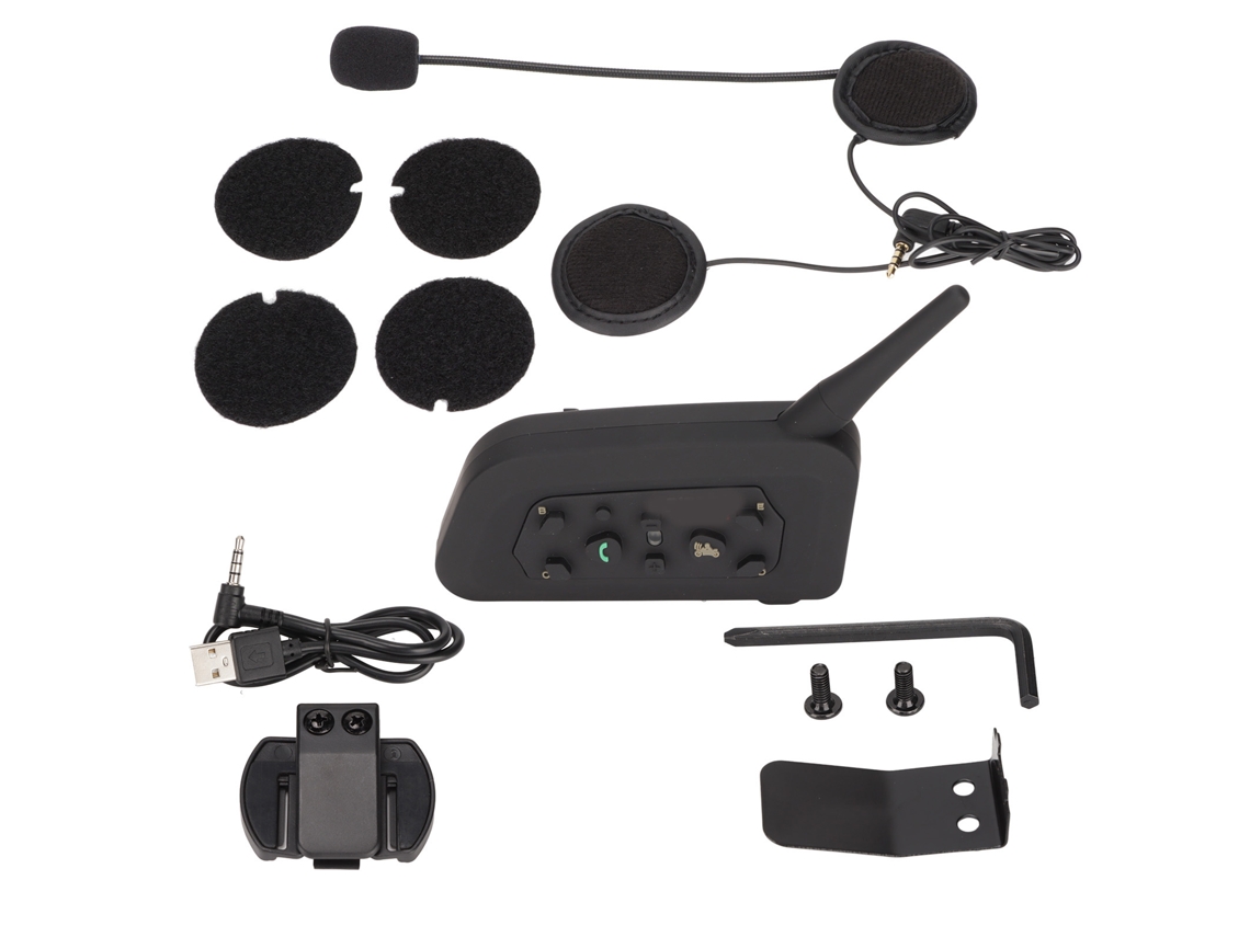 Fone Bluetooth para motocicleta, 2 pessoas, full duplex, sem fio, com atendimento automático CHABERLU