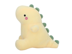 Mali brinquedo de Pelúcia Dinossauro Fofo Macio Seguro Presente para Crianças 22cm Amarelo