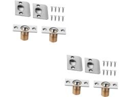 Doitool Conjunto De 4-fechos Porta Armário Em Aço Inoxidável Com Fecho Bola Ajustável E Acabamento Escovado