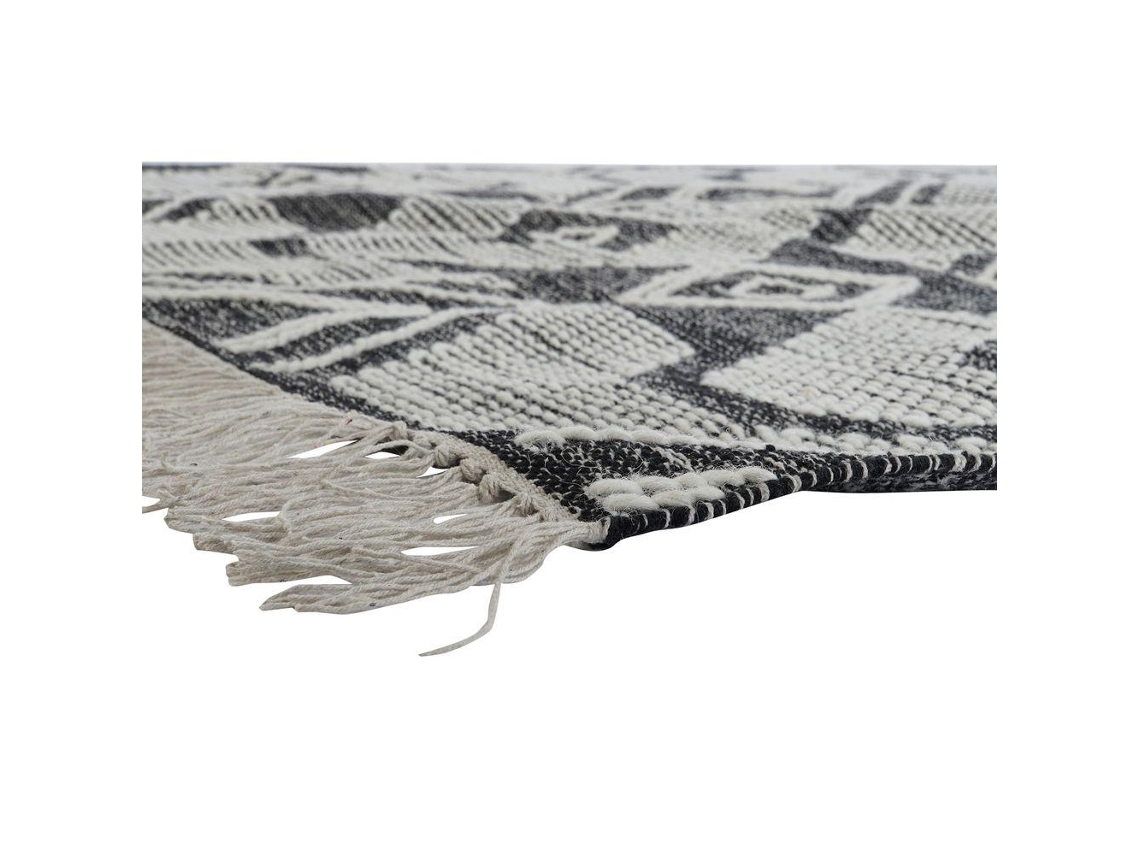 Tapete Dkd Home Decor Branco Preto Algodão 160 X 230 X 1 Cm
