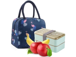 Bolsa Térmica para Almoço, Bolsa Tote com Abertura Ampla, Bolsa Térmica Isolada, Resistente À Água e Vazamentos BRILVIBERA