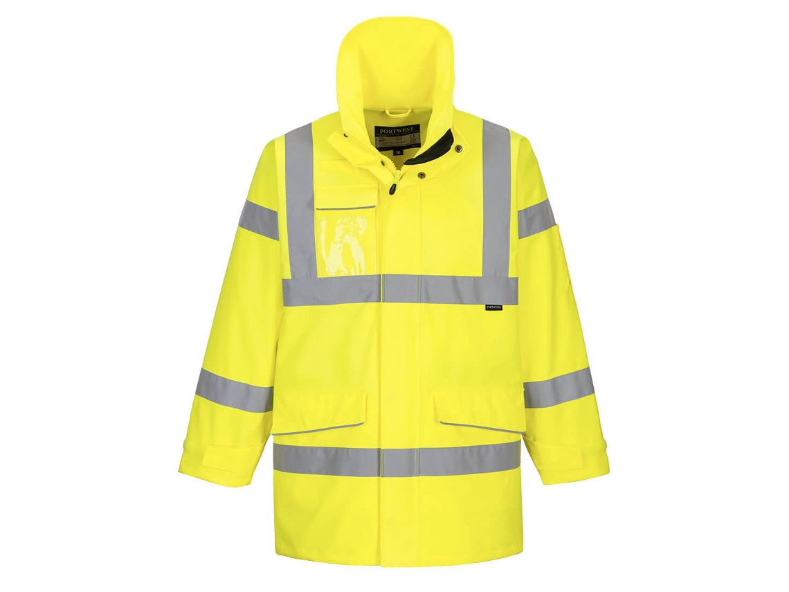 Capa De Chuva De Extrema Alta Visibilidade – Perfeita Para Qualquer Clima Amarelo / Xxl