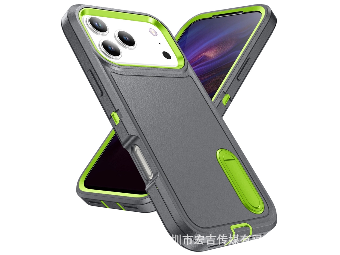 Lurelia Capa De Telemóvel Para Google Pixel 9 Antiqueda Com Suporte, Cinzento
