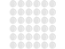 Conjunto De 36 Adesivos De Silicone Antirruído Para Móveis |