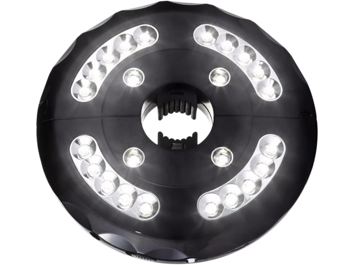 Luz De Guarda-chuva Led Sem Fio Com 20 Leds E 4 Leds, Recarregável Via Usb, Luz Branca Fria, Ideal Para Camping.