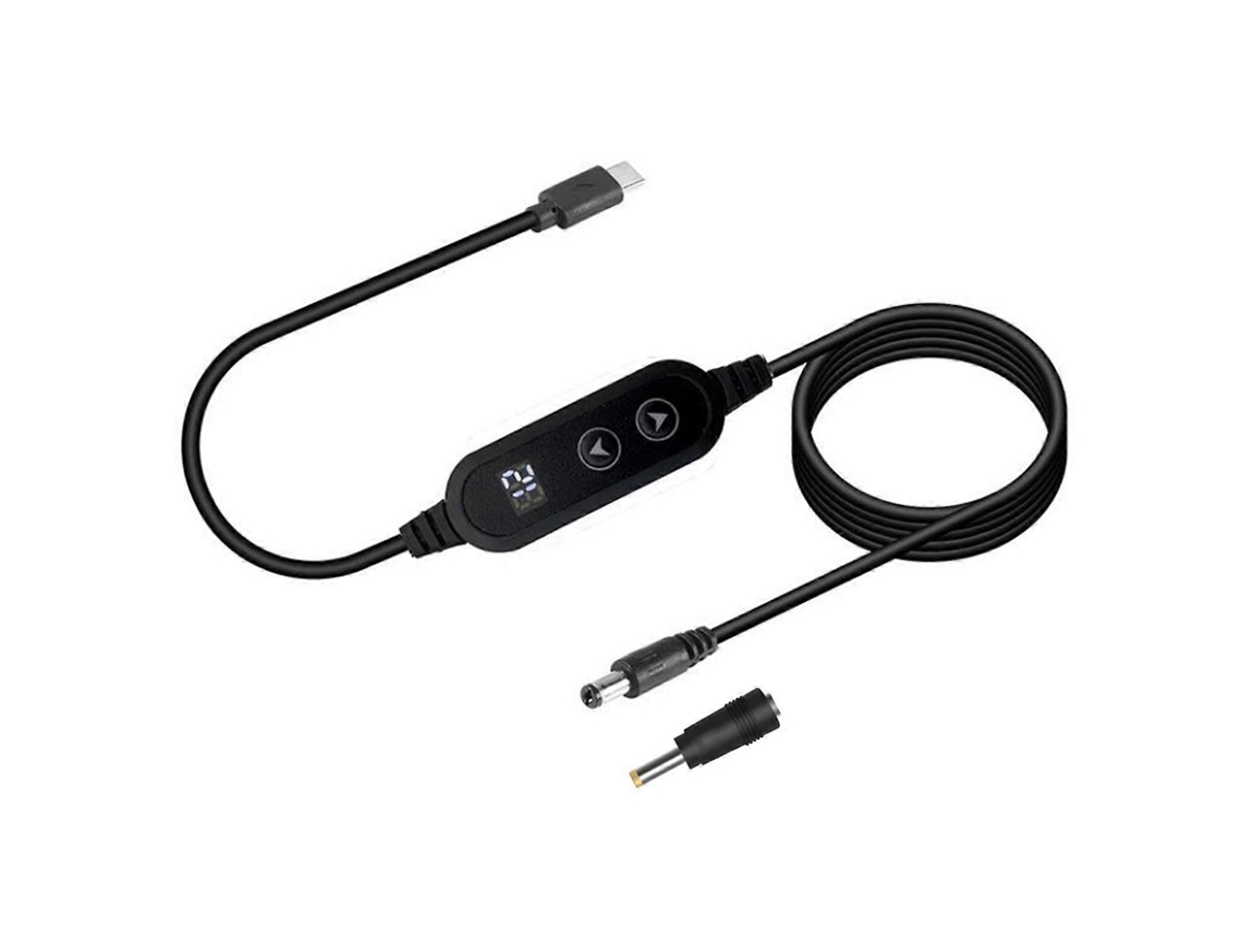 Lurelia Cabo De Carregamento Usb-c Para Dc 5,5 X 2,5 Mm, Routers E Modems, 5 V, Pd65w, 4.0x1.7mm, Indicador Led