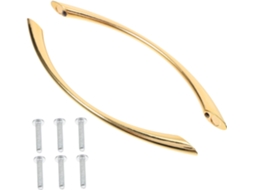 Doitool 2 Peças Puxador De Metal Curvo Em Formato Ponte Para Porta Armário Cozinha, Ideal Para Móveis