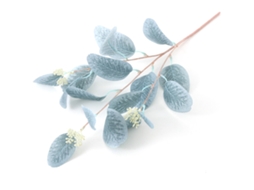 Banheira de Eucalipto Azul Simulado com Frutas para Decoração de Casamento LAXISCREED