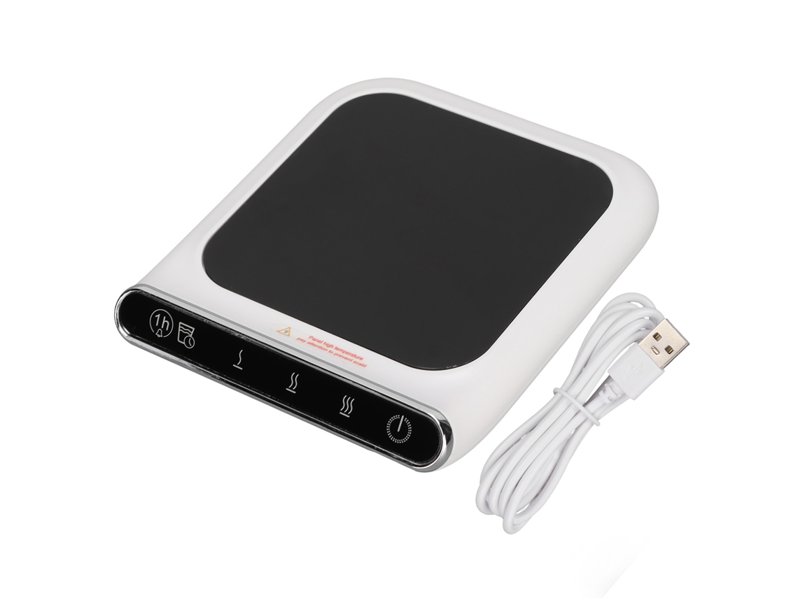 Aquecedor De Canecas 55℃ / 131℉ Temperatura Constante Usb Aquecedor De Copos Com 3 Configurações De Temperatura