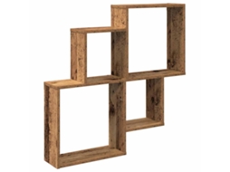 Wall Shelf, Wall Shelves Vidaxl Marrom Madeira Processada (n/a)