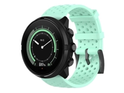 Pulseira De Relógio Lurelia Para Suunto 9 Em Silicone Respirável Exclua O Assunto Mint Green