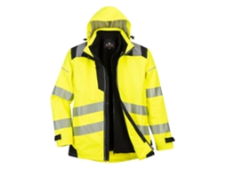 Jaqueta De Alta Visibilidade 3 Em 1 Pw3 / Yellow Black / S Portwest