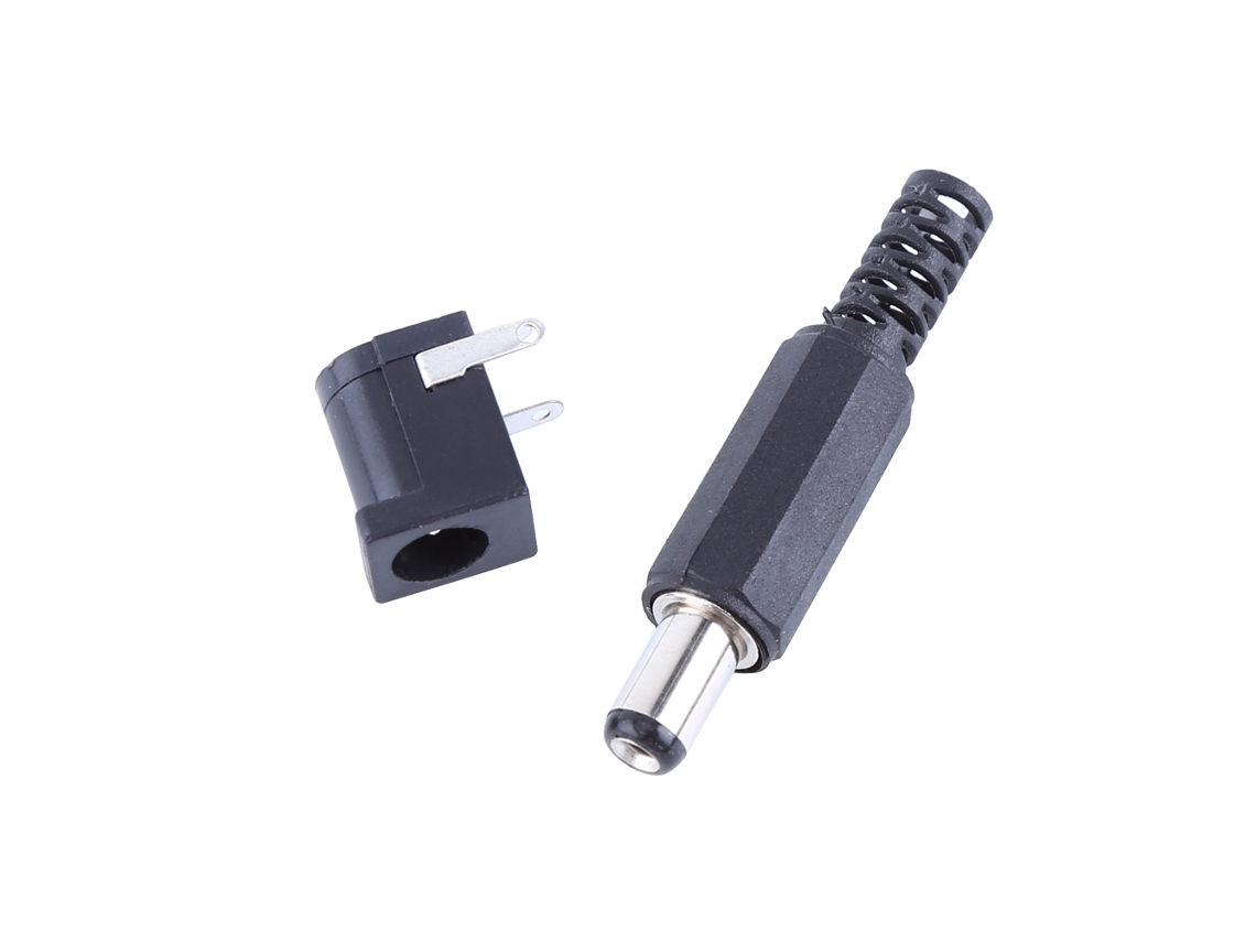 Conector Plug Socket Dc 2.1mm X 5.5mm 10pcs