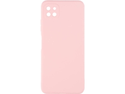 Capa Samsung Samsung A22 5G SKYHE Gel Bumper Ring Rosa