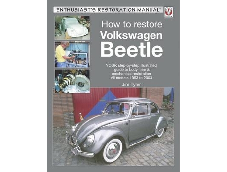 Livro how to restore volkswagen beetle de jim tyler (inglês)