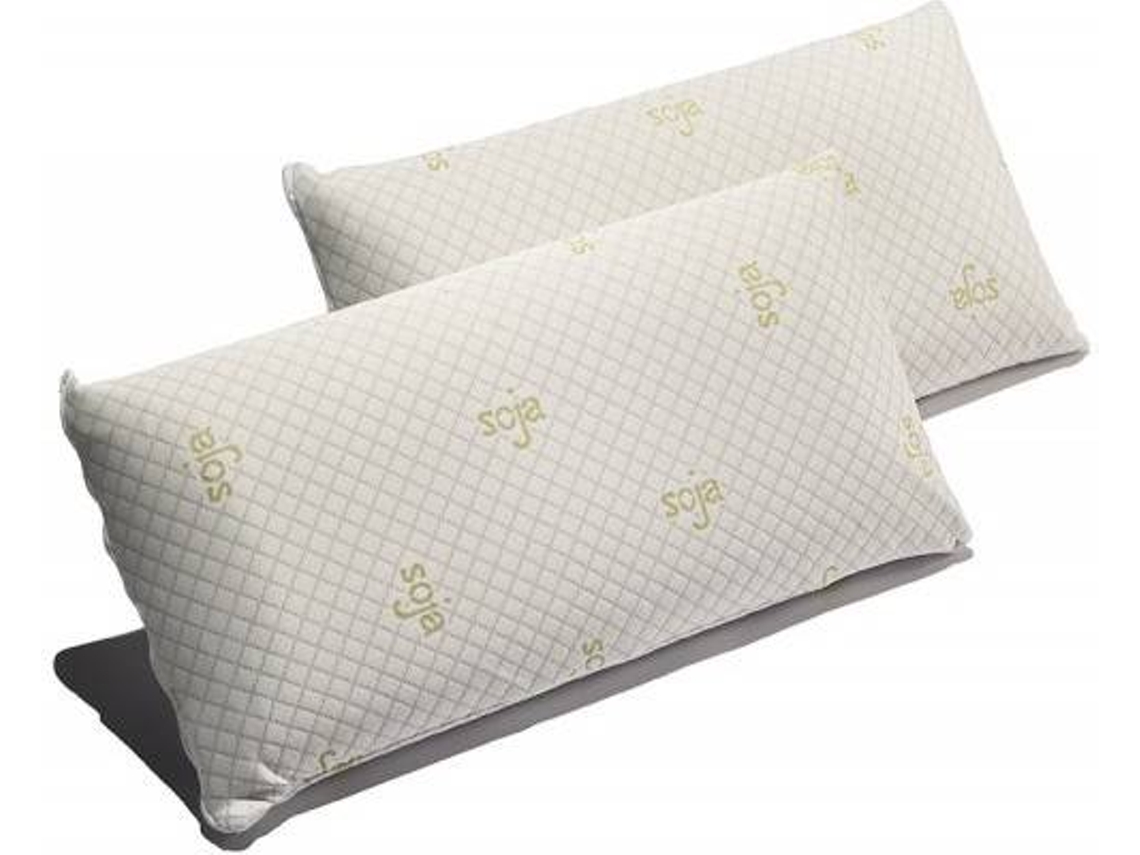 Conjunto de 2 Almofadas MATRIS Soja de Visco Ergonómica (75 x 40 cm)