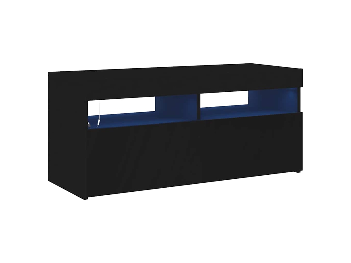Móvel para TV com luzes LED 90x35x40 cm Branco MAISON EXCLUSIVE