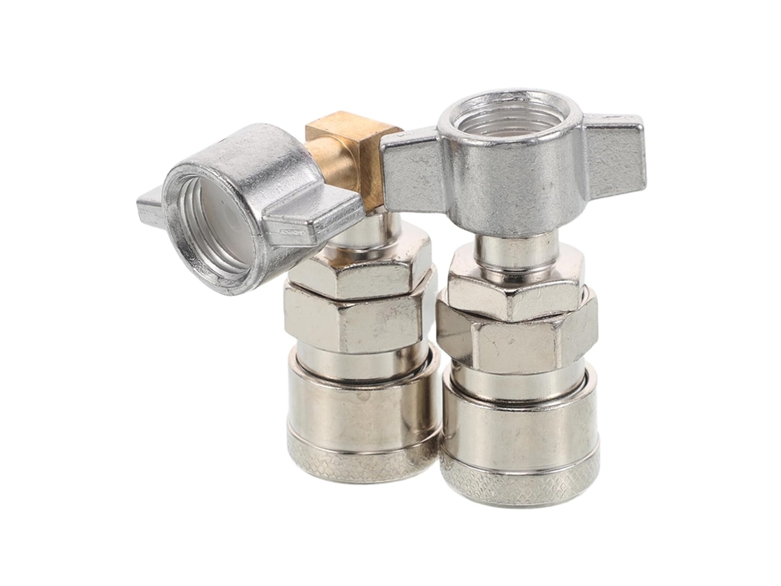 Kit De Engate Rápido De 2 Peças Para Mangueira De Ar Comprimido De Caminhão, Acopladores Pneumáticos De Alta Qualidade.