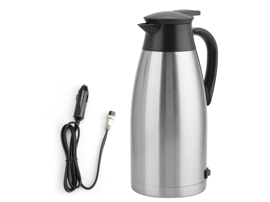 Laxiscreed Chaleira Elétrica Portátil De 1,8l Para Carro 24v, Capacidade Elevada E Aquecimento Rápido