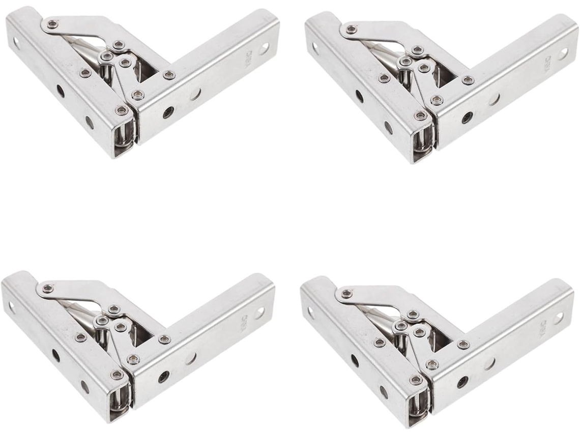 Conjunto De 4 Dobradiças Dobráveis Para Portas Móveis, Resistentes E