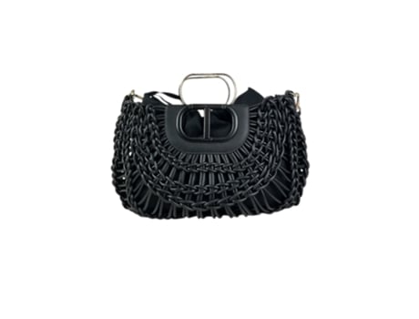 Mala De Ombro De Mulher Twinset Shopping Pele Preto (tamanho Único)