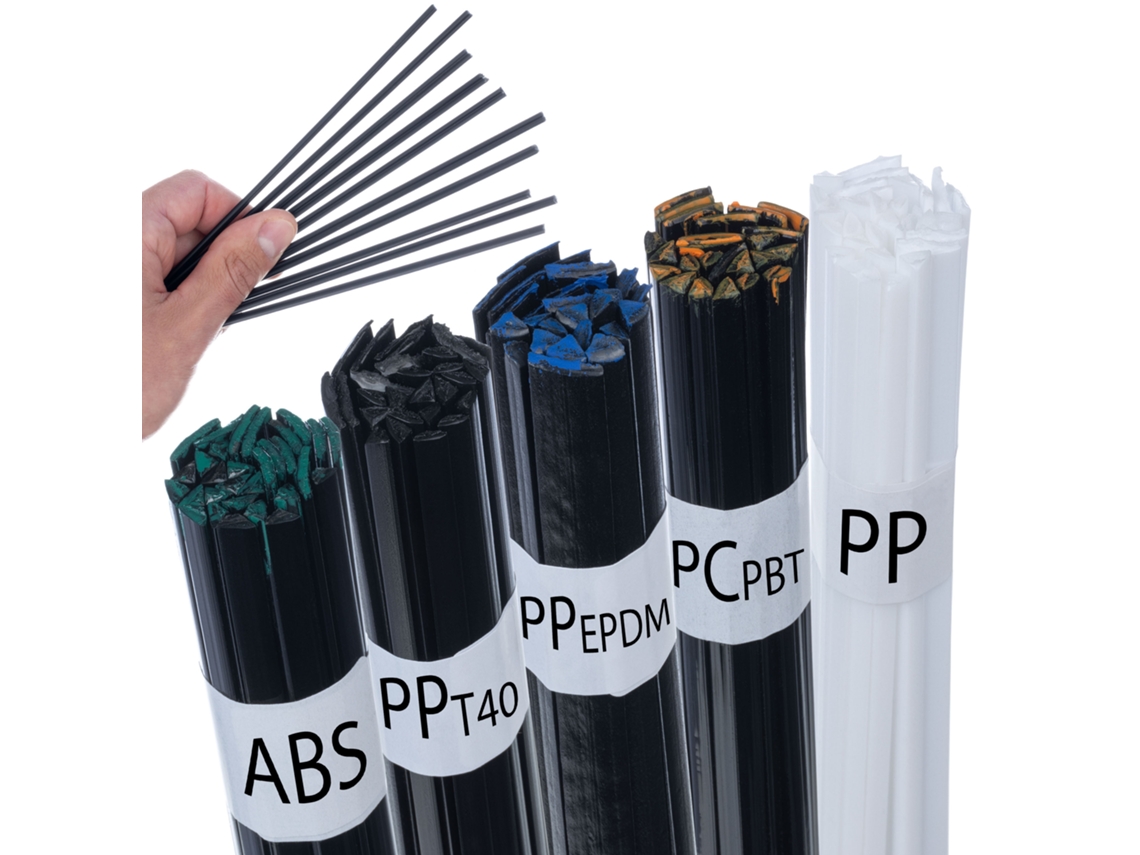 Varilla De Aporte Para Plástico Pp/epdm 50g – Alta Calidad | Negro/branco | Uso Automotriz E Industrial