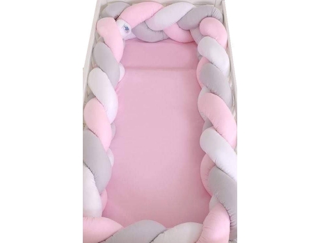 Conjunto de Berço Bebé  Kit 3 Elementos Trança (360 cm)