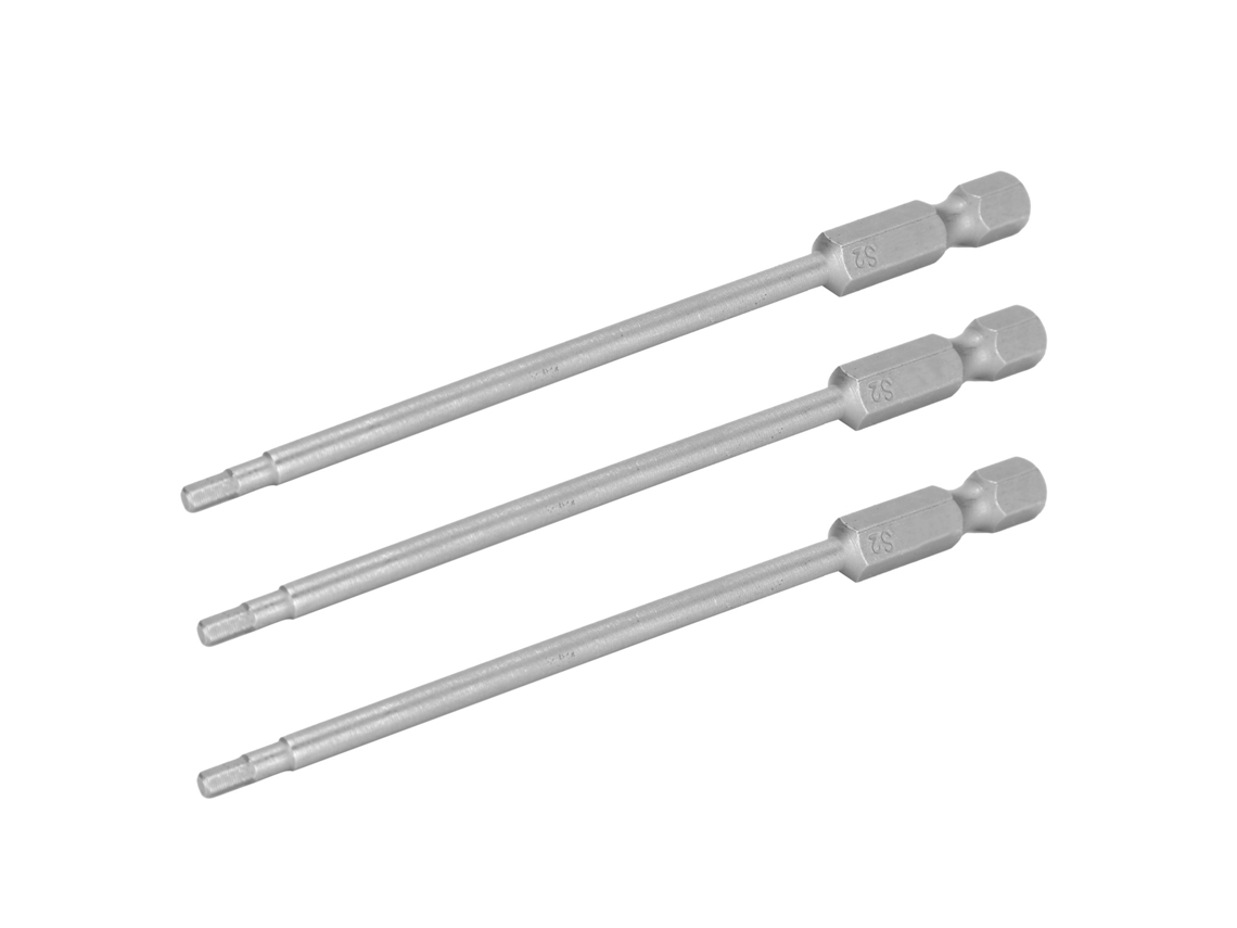Conjunto De Bites Magnéticos Laxiscreed Em Aço De 2,5mm Com Encaixe Hexagonal De 1/4"