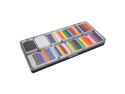 Pintura Facial E Corporal Lavável De 12 Cores Para Festas