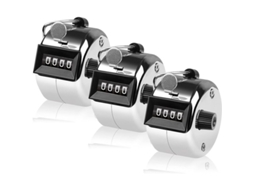 Contador Manual de Metal de 4 Dígitos Clicker para Contar Golf, Estádios, Restaurantes y Mais